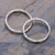 Sterling silver stacking rings, 'Relaxing Touch' (pair) - Sterling Silver Stacking Rings (Pair)
