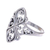 Sterling silver cocktail ring, 'Elegance' - Sterling Silver Band Ring (image 2d) thumbail