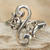 Sterling silver cocktail ring, 'Arabesque Curl' - Sterling Silver Band Ring thumbail