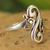 Sterling silver cocktail ring, 'Arabesque Curl' - Sterling Silver Band Ring (image 2b) thumbail