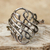Sterling silver cocktail ring, 'Thistle Knot' - Thai Sterling Silver Knot Style Band Ring thumbail