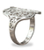 Sterling silver cocktail ring, 'Moonlight Lace' - Sterling Silver Cocktail Ring (image 2a) thumbail