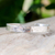 Sterling silver cuff bracelet, 'Peace' - Inspirational Sterling Silver Cuff Bracelet from Thailand (image 2b) thumbail