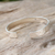 Sterling silver cuff bracelet, 'Peace' - Inspirational Sterling Silver Cuff Bracelet from Thailand (image 2c) thumbail