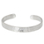 Sterling silver cuff bracelet, 'Love' - Handcrafted Sterling Silver Cuff Bracelet (image 2a) thumbail