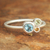 Blue topaz and citrine cocktail ring, 'Chiang Mai Majesty' - Handmade Blue Topaz and Citrine Cocktail Ring thumbail
