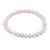 Pearl stretch bracelet, 'Pink Thai Rosebud' (large) - Hand Crafted Thai Pink Pearl Stretch Bracelet (Large) (image 2e) thumbail
