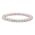 Pearl stretch bracelet, 'Pink Thai Rosebud' (large) - Hand Crafted Thai Pink Pearl Stretch Bracelet (Large) (image 2f) thumbail