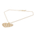 Gold plated heart necklace, 'Thai Love' - Gold Plated Heart Necklace (image 2b) thumbail