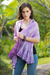 Scarf, 'Orchid Ruffles' - Scarf (image 2b) thumbail