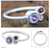 Amethyst and sapphire cocktail ring, 'Chiang Mai Majesty' - Amethyst and sapphire cocktail ring thumbail
