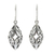 Sterling silver dangle earrings, 'Lace Arabesque' - Sterling Silver Dangle Earrings