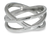 Sterling silver band ring, 'Fervent Embrace' - Handcrafted Modern Sterling Silver Band Ring thumbail