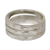 Sterling silver band ring, 'Thai Bamboo' - Handmade Modern Sterling Silver Band Ring (image 2a) thumbail