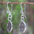 Sterling silver dangle earrings, 'Urban Love' - Sterling silver dangle earrings (image 2b) thumbail