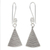 Sterling silver dangle earrings, 'Karen Song' - Sterling silver dangle earrings (image 2a) thumbail