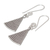 Sterling silver dangle earrings, 'Karen Song' - Sterling silver dangle earrings (image 2c) thumbail