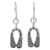 Sterling silver dangle earrings, 'Siamese Snakes' - Sterling silver dangle earrings thumbail