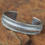 Sterling silver cuff bracelet, 'Chiang Mai Glamour' - Artisan Crafted Sterling Silver Cuff Bracelet (image 2) thumbail
