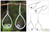 Amethyst dangle earrings, 'Rain' - Handmade Sterling Silver and Amethyst Dangle Earrings (image 2) thumbail