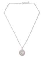 Blue topaz pendant necklace, 'Spiritual Spark' - Blue topaz pendant necklace