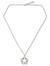 Amethyst-Blumen-Halskette - Handgefertigte Amethyst- und Silberblumen-Halskette