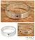 Garnet band ring, 'Impressed by Love' - Sterling Silver and Garnet Band Ring thumbail