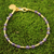 Gold plated amethyst beaded bracelet, 'Divine Deva' - Gold Plated Amethyst Bracelet thumbail
