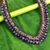 Amethyst-Perlenkette, 'Violet Whispers', 'Violet Whispers - Perlenkette aus Turmalin und Amethyst
