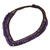 Amethyst-Perlenkette, 'Violet Whispers', 'Violet Whispers - Perlenkette aus Turmalin und Amethyst