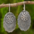 Sterling silver dangle earrings, 'Lanna Glamour' - Thai Sterling Silver Dangle Earrings thumbail