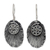 Sterling silver dangle earrings, 'Lanna Glamour' - Thai Sterling Silver Dangle Earrings (image 2a) thumbail