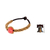 Beaded wristband bracelets, 'Planet Spring' (pair) - Beaded Brass and Quartz Bracelets (Pair)
