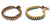 Tiger's eye and jasper wristband bracelets, 'Autumn Sukhothai' (pair) - Tiger's Eye and Jasper Beaded Bracelets (Pair)