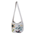 Cotton sling bag, 'Chiang Mai Spring' - Handcrafted Floral Cotton Shoulder Bag thumbail