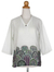 Cotton tunic, 'Forest Magic' - Painted Cotton Tunic (image 2a) thumbail