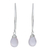Rose quartz dangle earrings, 'Sublime' - Rose Quartz Dangle Earrings (image 2a) thumbail