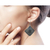 Sterling silver dangle earrings, 'Hill Tribe Flower' - Thai Sterling Silver Dangle Earrings (image 2j) thumbail