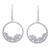 Sterling silver dangle earrings, 'Elephant Journeys' - Sterling Silver Dangle Earrings (image 2a) thumbail