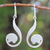 Sterling silver dangle earrings, 'Surreal Elephants' - Modern Sterling Silver Dangle Earrings thumbail