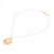 Gold plated blue topaz necklace, 'Lanna Moon' - Gold plated blue topaz floral necklace (image 2e) thumbail