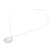 Amethyst floral necklace, 'Lanna Moon' - Amethyst and Silver Pendant Necklace (image 2d) thumbail