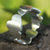 Sterling silver heart ring, 'Much Love' - Sterling Silver Heart Ring (image 2b) thumbail