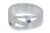 Amethyst and blue topaz band ring, 'Revelations' - Amethyst and Blue Topaz Silver Ring thumbail