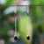 Gold plated onyx dangle earrings, 'Lanna Chimes' - Gold Plated Onyx Dangle Earrings (image 2) thumbail