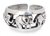 Sterling silver band ring, 'Siam Elephants' - Handmade Sterling Silver Band Ring (image 2a) thumbail