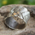 Sterling silver band ring, 'Mae Ping Hug' - Sterling Silver Band Ring (image 2b) thumbail