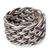 Silver band ring, 'Woven Rattan' - Silver Band Ring from Thailand