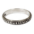 Sterling silver band ring, 'Circle of Stars' - Thai Sterling Silver Bead Design Band Ring (image 2a) thumbail