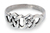 Sterling silver cocktail ring, 'Lover's Knot' - Fair Trade Sterling Silver Band Ring (image 2a) thumbail